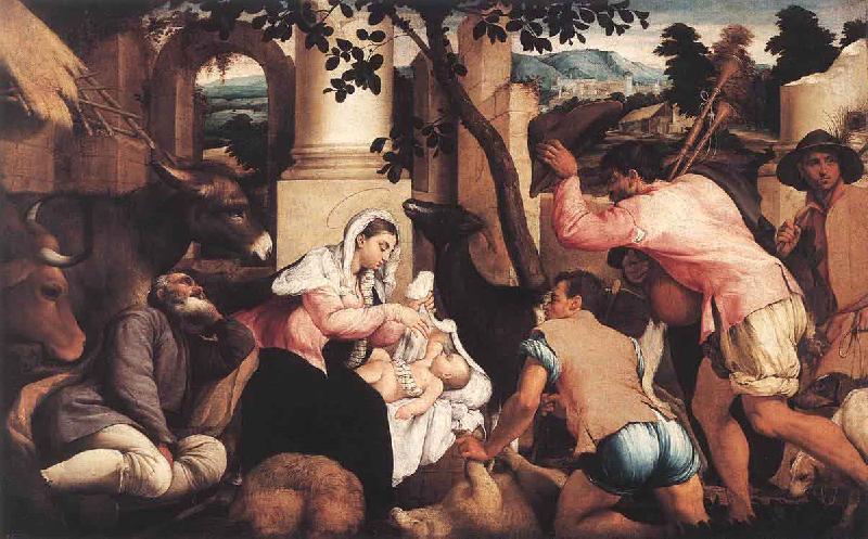 Jacopo Bassano The Adoration of the Shepherds